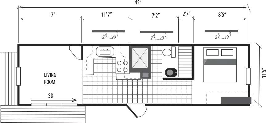 Apartment First floor plan - 南宫28